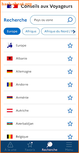 Conseils Aux Voyageurs screenshot
