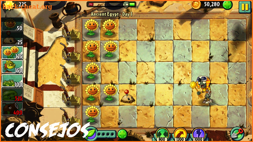 Consejos Plants vs zombies 2 screenshot