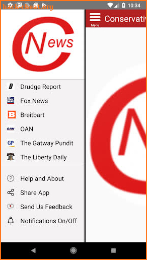 Conservative News - Mobile Conservative News screenshot