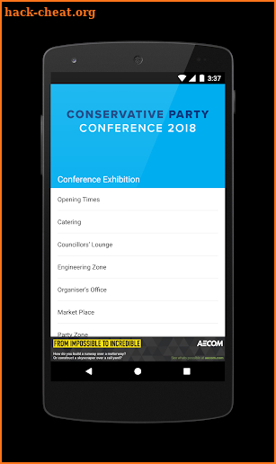 Conservative Party Conference screenshot