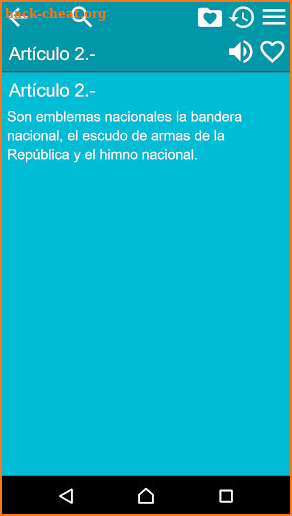 Constitution of Chile screenshot