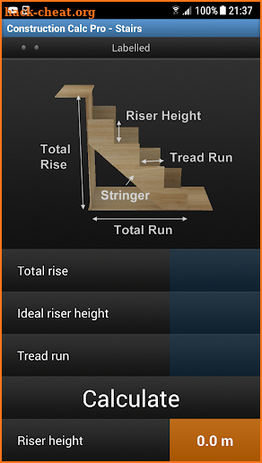 Construction Calc Pro screenshot