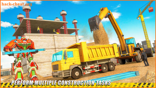 Construction City Robot Transform screenshot