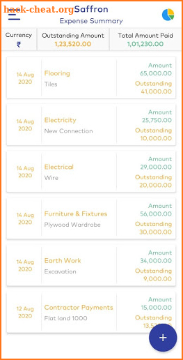 Construction Expense Manager Pro screenshot