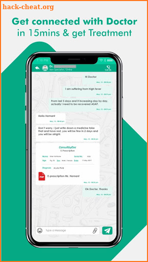 Consultbydoc -- online doctor consultation screenshot