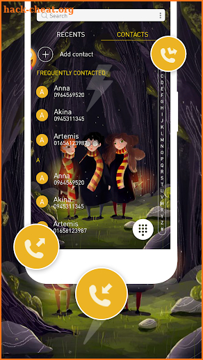 Contact for Harry Potter - Phone Dialer Theme 2018 screenshot