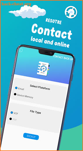 Contacts Backup & Restore Data screenshot