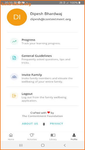 Contentment Families screenshot