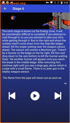 Contra Classic Guide screenshot