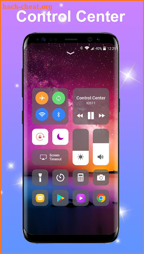 Control Center IOS 12 screenshot