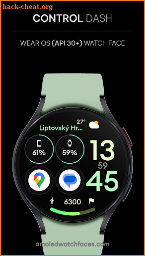 Control Dash: Wear OS face screenshot