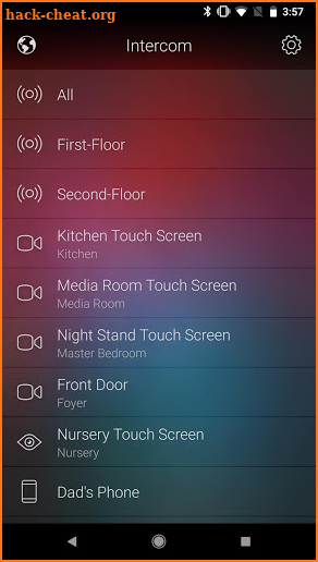 Control4 Intercom Anywhere screenshot