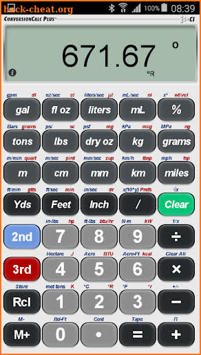 ConversionCalc Plus screenshot