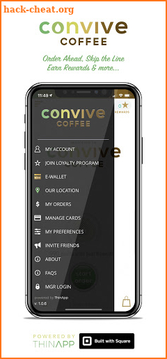 Convive Coffee screenshot