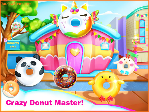 Cook Donut Game - Sweet Unicorn Food screenshot