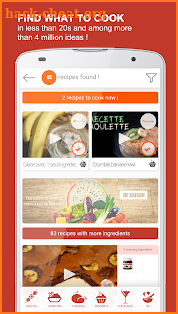 Cook your ingredients & Shopping list screenshot