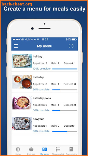 Cookbook - Cooking recipes screenshot