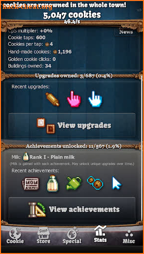 Cookie Clicker (ad-less) screenshot