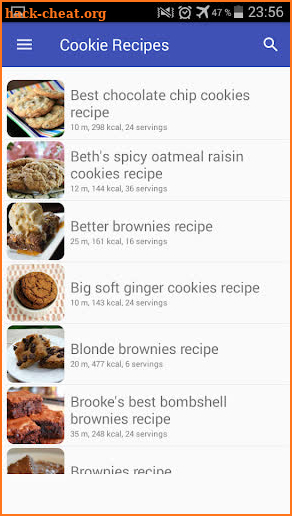 Cookie recipes with photo offline screenshot