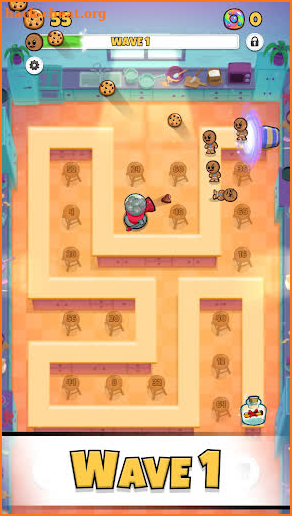 Cookies TD - Idle TD Endless Idle Tower Defense screenshot