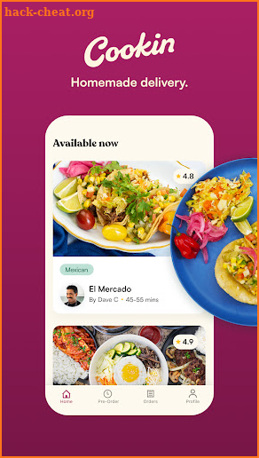 Cookin: Homemade Food Delivery screenshot