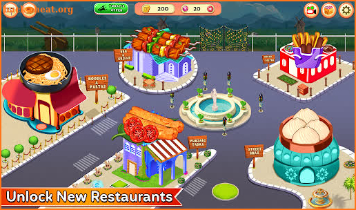 Cooking Corner - Chef Food Fever Cooking Games screenshot