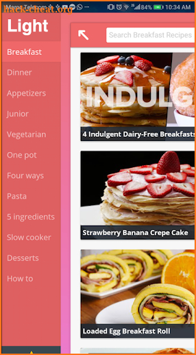 Cooking Light Tasty Recipes screenshot