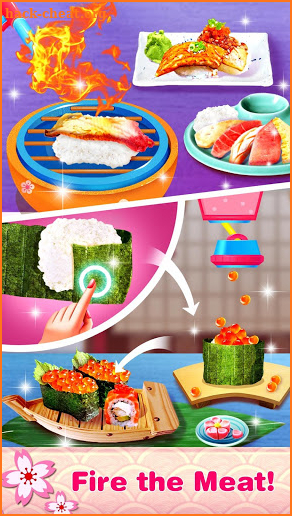 Cooking Sushi Maker - Chef Street Food Game screenshot