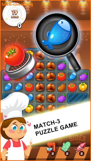 Cooking Sweet - food match 3 puzzle game screenshot