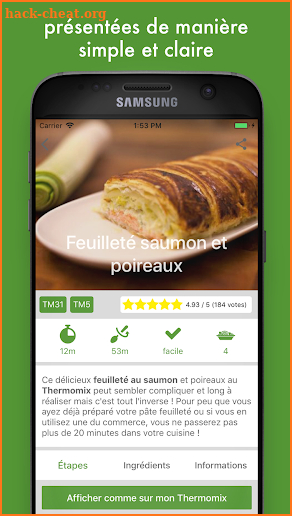 Cookomix - Recettes Thermomix screenshot