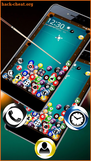 Cool Billiard Table Theme screenshot