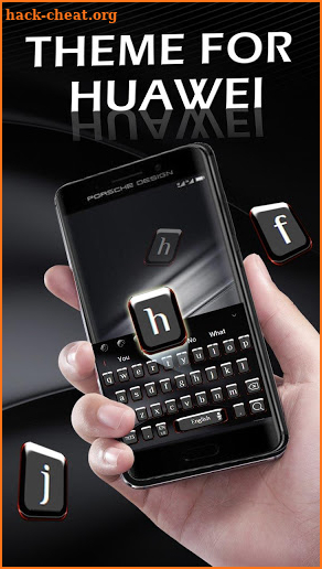 Cool Black Keyboard For HUAWEI screenshot