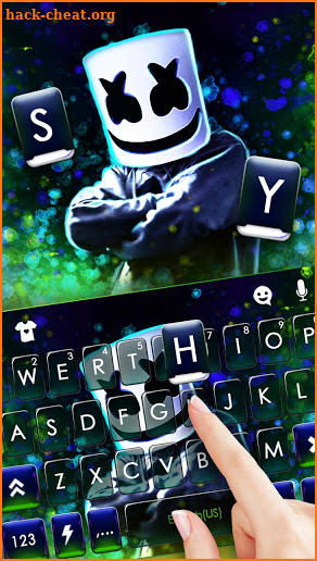 Cool Wallpaper Keyboard Background screenshot