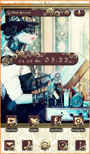 Cool Wallpaper Steam Punk Noble Theme screenshot