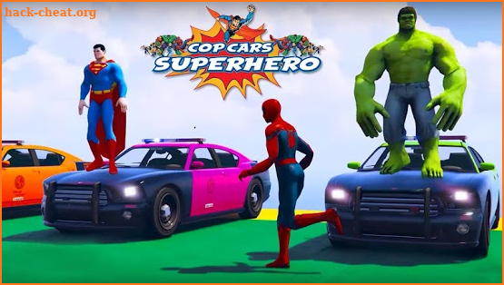 Cop Cars Superhero Stunt Simulator screenshot