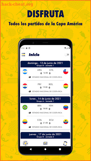 Copa América  - 2021 Brasil screenshot