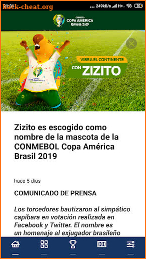 Copa America Oficial screenshot