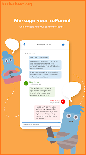 coParenter Demo - The #1 coParenting App screenshot