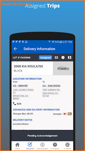 Copart Transportation screenshot