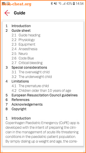 CoPE Paediatric Emergency screenshot