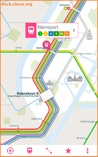 Copenhagen Rail Map screenshot