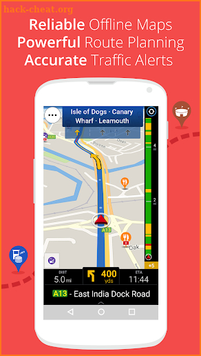 CoPilot UK + Ireland Navigation screenshot