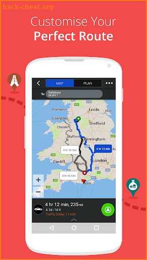 CoPilot UK + Ireland Navigation screenshot