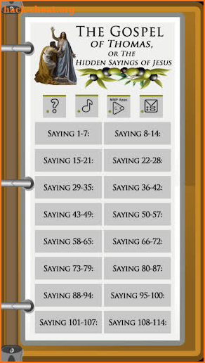 Coptic Gospel of Thomas screenshot