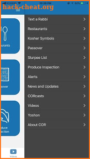 COR Kosher screenshot