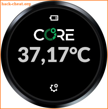 CORE body temperature WatchApp screenshot