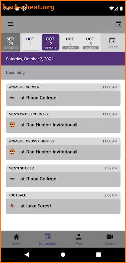 Cornell College Rams screenshot