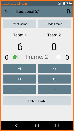 Cornhole Score Tracker screenshot