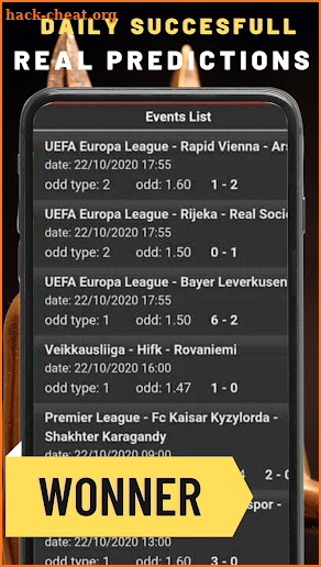 Correct Score Betting Tips screenshot