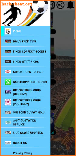 CORRECT SCORES TIPSTER screenshot